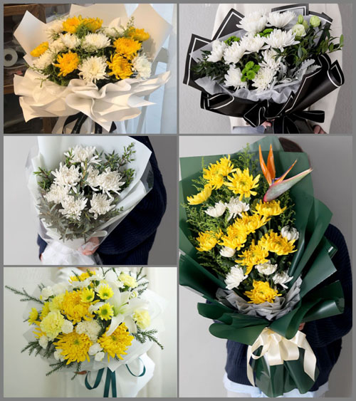 福建莆田涵江区萩芦镇水办村白事花束代送